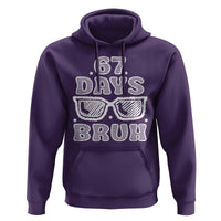 Bruh 67 Days of School Hoodie Funny Six Seven 6 7 Teen Gen Z Alpha Meme Teacher - Wonder Print Shop