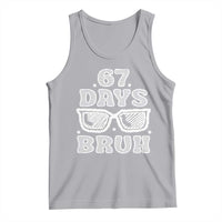 Bruh 67 Days of School Tank Top Funny Six Seven 6 7 Teen Gen Z Alpha Meme Teacher - Wonder Print Shop