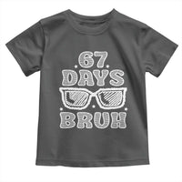Bruh 67 Days of School Toddler T Shirt Funny Six Seven 6 7 Teen Gen Z Alpha Meme Teacher - Wonder Print Shop