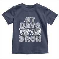 Bruh 67 Days of School Toddler T Shirt Funny Six Seven 6 7 Teen Gen Z Alpha Meme Teacher - Wonder Print Shop