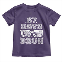 Bruh 67 Days of School Toddler T Shirt Funny Six Seven 6 7 Teen Gen Z Alpha Meme Teacher - Wonder Print Shop