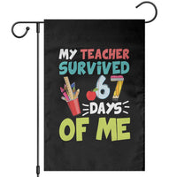 My Teacher Survived 67 Days Of Me Garden Flag Funny Six Seven Teen Gen Z Alpha Meme - Wonder Print Shop