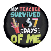 My Teacher Survived 67 Days Of Me Spare Tire Cover Funny Six Seven Teen Gen Z Alpha Meme - Wonder Print Shop