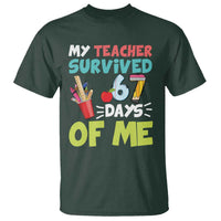 My Teacher Survived 67 Days Of Me T Shirt Funny Six Seven Teen Gen Z Alpha Meme - Wonder Print Shop