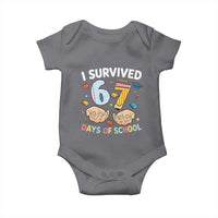 I Survived 67 Days of School Funny Six Seven Meme Baby Onesie - Wonder Print Shop