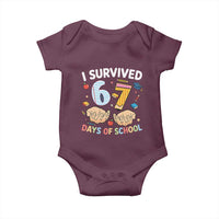 I Survived 67 Days of School Funny Six Seven Meme Baby Onesie - Wonder Print Shop