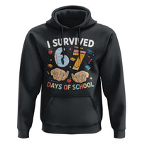 I Survived 67 Days of School Funny Six Seven Meme Hoodie - Wonder Print Shop