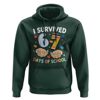 I Survived 67 Days of School Funny Six Seven Meme Hoodie - Wonder Print Shop