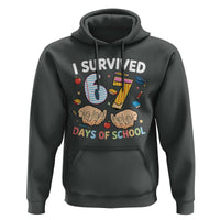 I Survived 67 Days of School Funny Six Seven Meme Hoodie - Wonder Print Shop