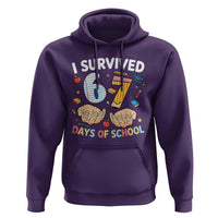 I Survived 67 Days of School Funny Six Seven Meme Hoodie - Wonder Print Shop