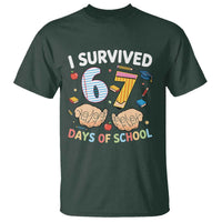 I Survived 67 Days of School Funny Six Seven Meme T Shirt - Wonder Print Shop