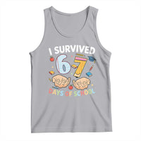 I Survived 67 Days of School Funny Six Seven Meme Tank Top - Wonder Print Shop
