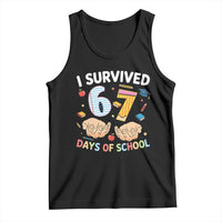 I Survived 67 Days of School Funny Six Seven Meme Tank Top - Wonder Print Shop