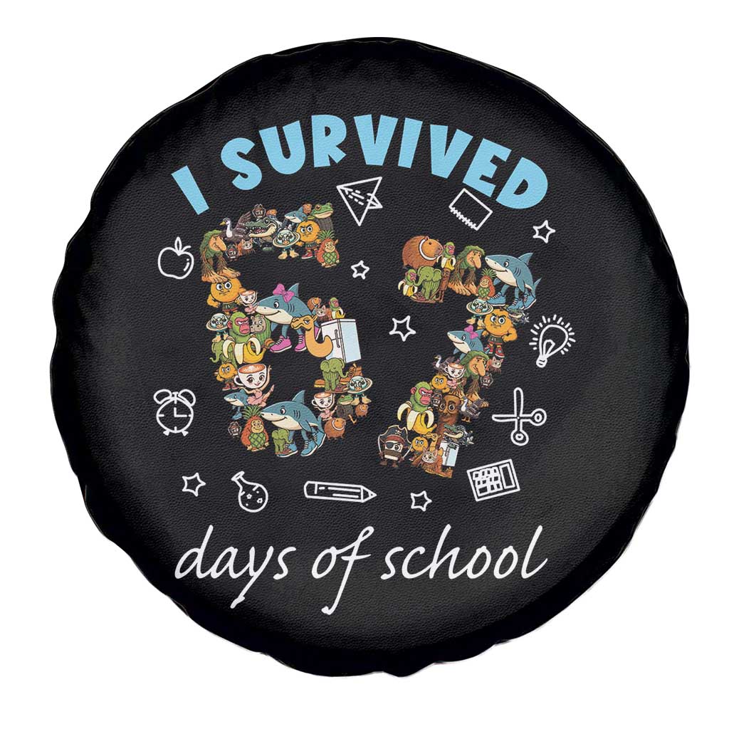 I Survived 67 Days of School Funny Six Seven Italian Brainrot Spare Tire Cover - Wonder Print Shop