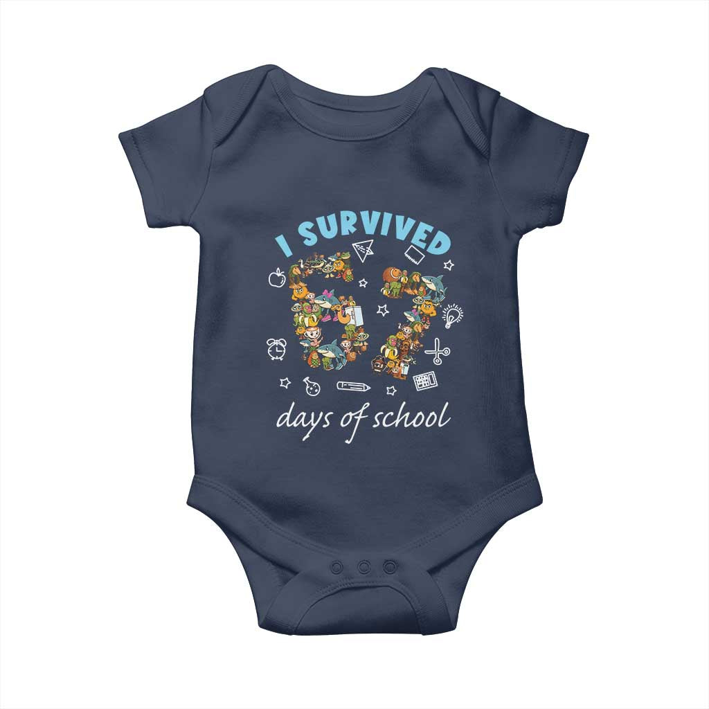 I Survived 67 Days of School Funny Six Seven Italian Brainrot Baby Onesie - Wonder Print Shop