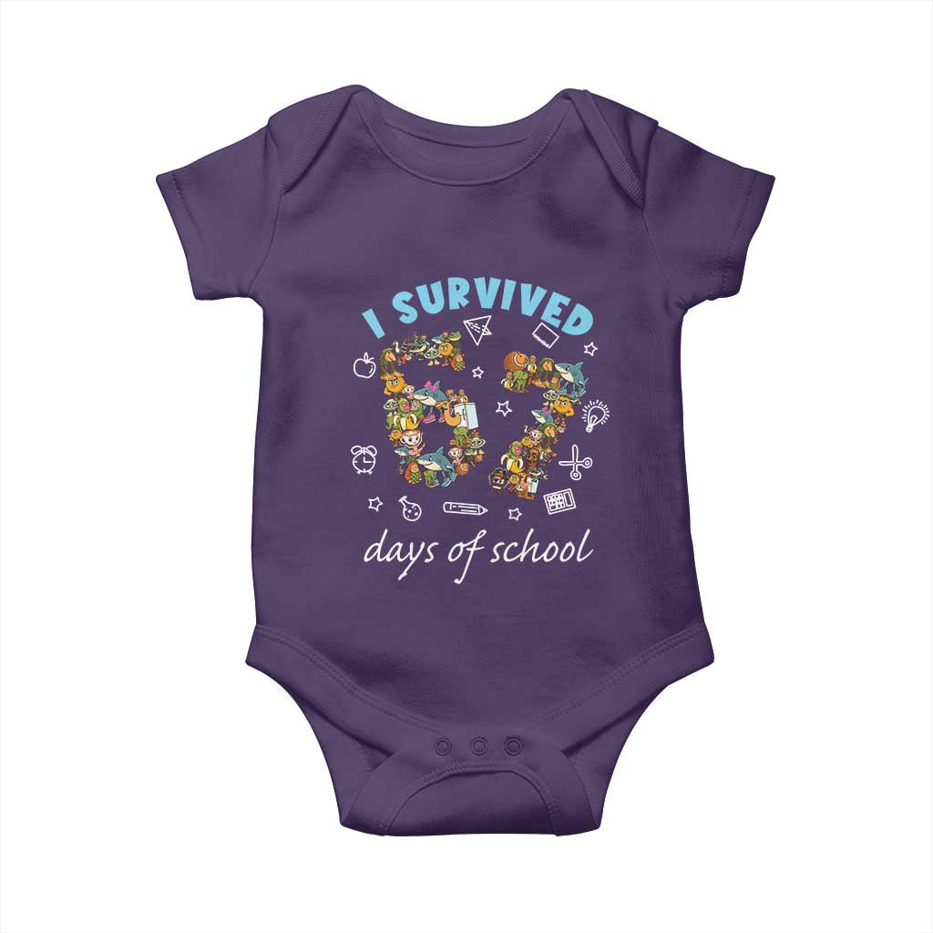I Survived 67 Days of School Funny Six Seven Italian Brainrot Baby Onesie - Wonder Print Shop