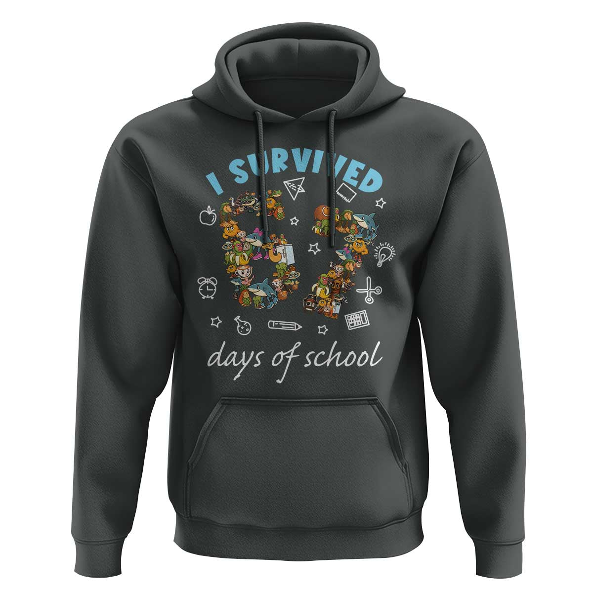 I Survived 67 Days of School Funny Six Seven Italian Brainrot Hoodie - Wonder Print Shop