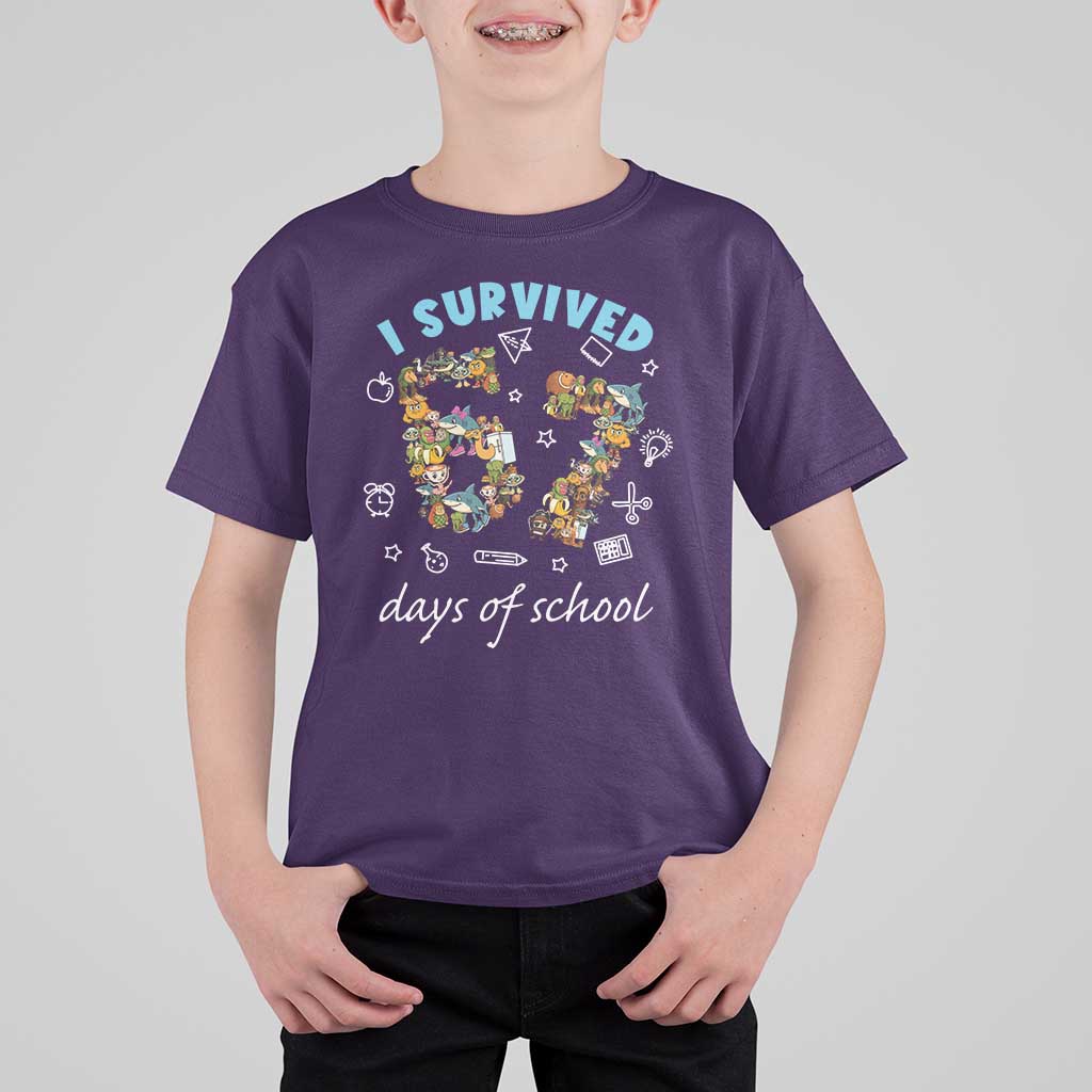 I Survived 67 Days of School Funny Six Seven Italian Brainrot T Shirt For Kid - Wonder Print Shop