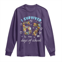 I Survived 67 Days of School Funny Six Seven Italian Brainrot Long Sleeve Shirt - Wonder Print Shop