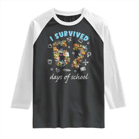 I Survived 67 Days of School Funny Six Seven Italian Brainrot Raglan Shirt - Wonder Print Shop