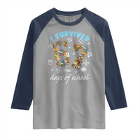 I Survived 67 Days of School Funny Six Seven Italian Brainrot Raglan Shirt - Wonder Print Shop