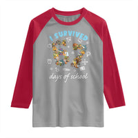 I Survived 67 Days of School Funny Six Seven Italian Brainrot Raglan Shirt - Wonder Print Shop