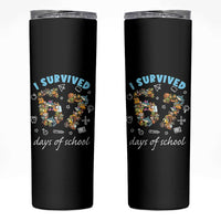 I Survived 67 Days of School Funny Six Seven Italian Brainrot Skinny Tumbler - Wonder Print Shop