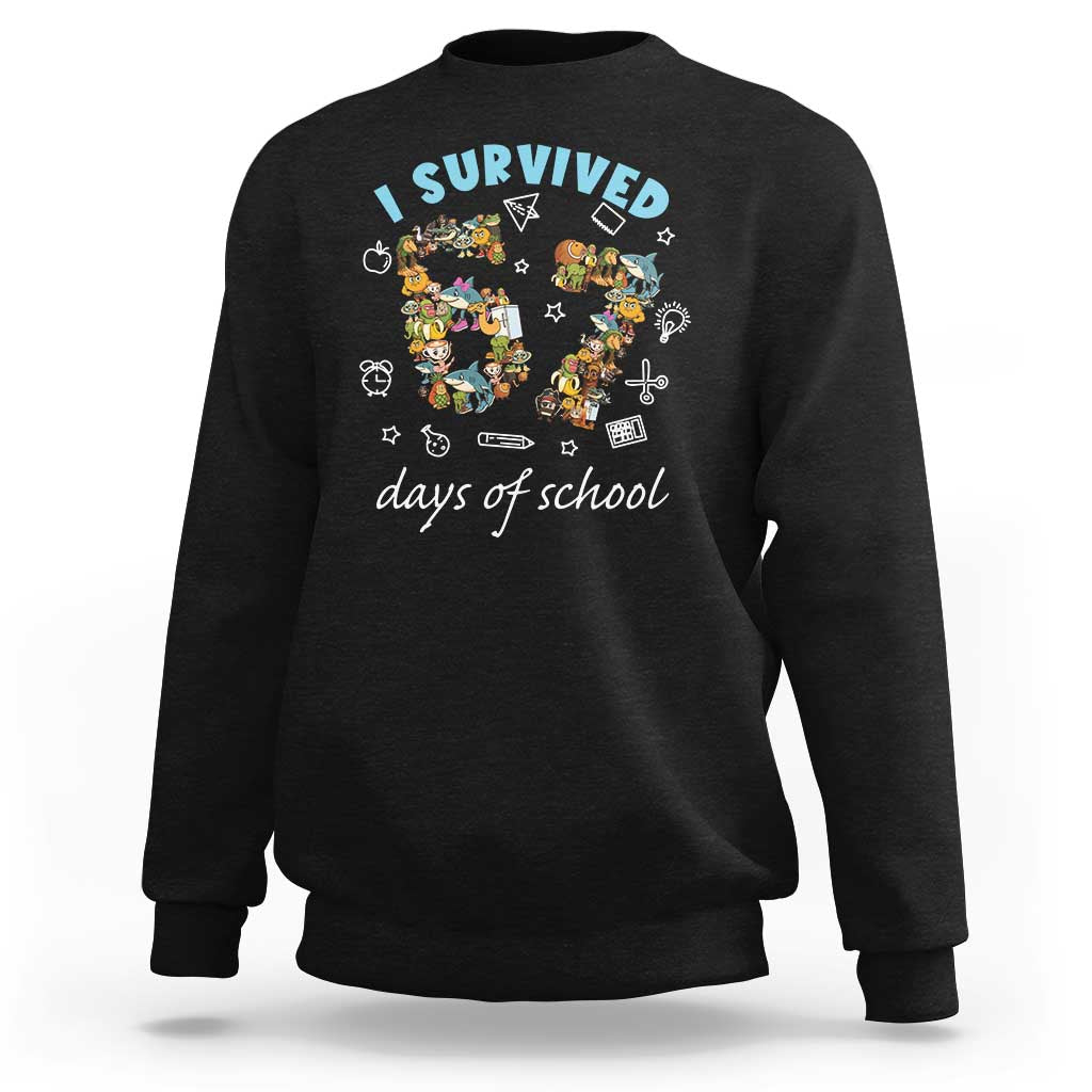 I Survived 67 Days of School Funny Six Seven Italian Brainrot Sweatshirt - Wonder Print Shop