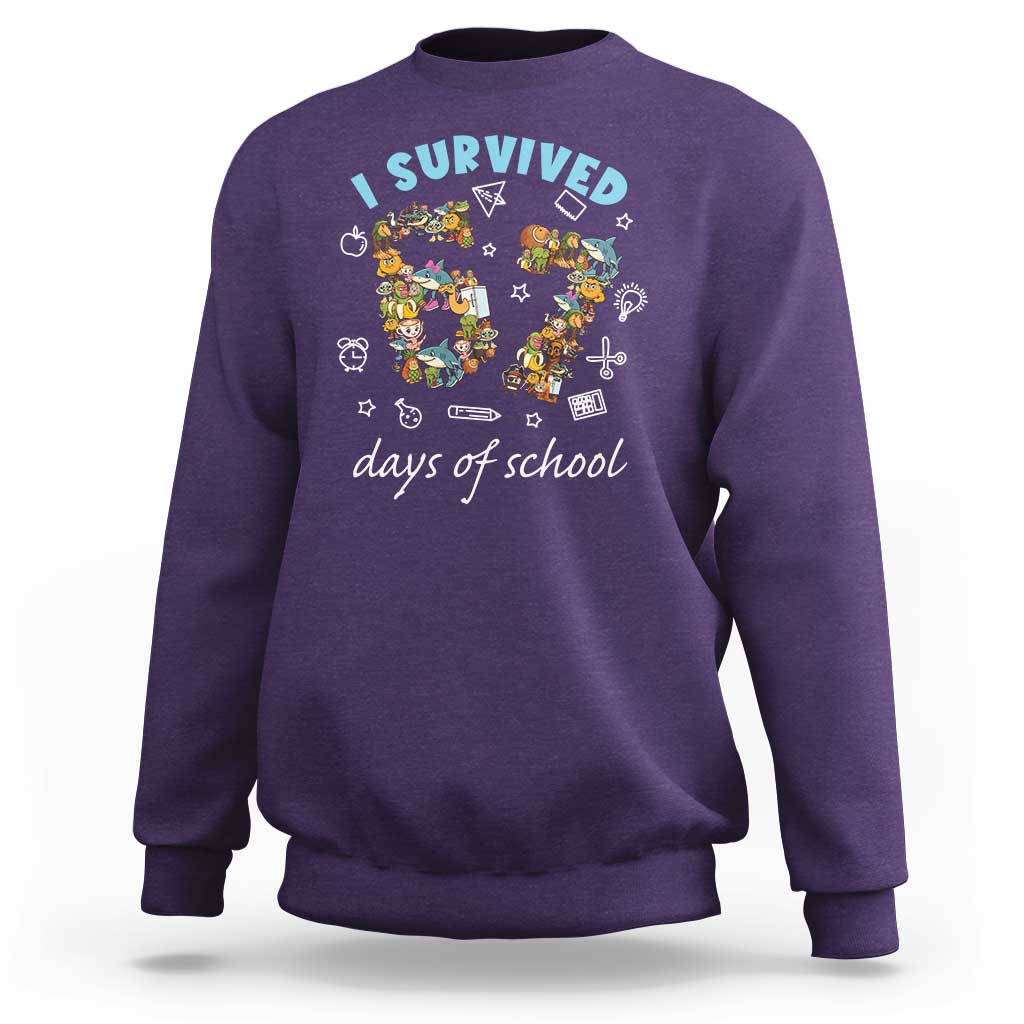 I Survived 67 Days of School Funny Six Seven Italian Brainrot Sweatshirt - Wonder Print Shop