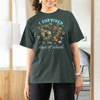 I Survived 67 Days of School Funny Six Seven Italian Brainrot T Shirt For Women - Wonder Print Shop