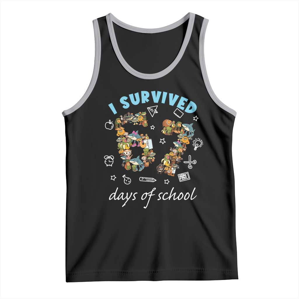 I Survived 67 Days of School Funny Six Seven Italian Brainrot Tank Top - Wonder Print Shop