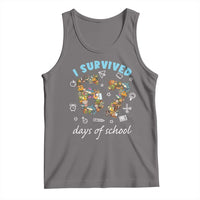 I Survived 67 Days of School Funny Six Seven Italian Brainrot Tank Top - Wonder Print Shop
