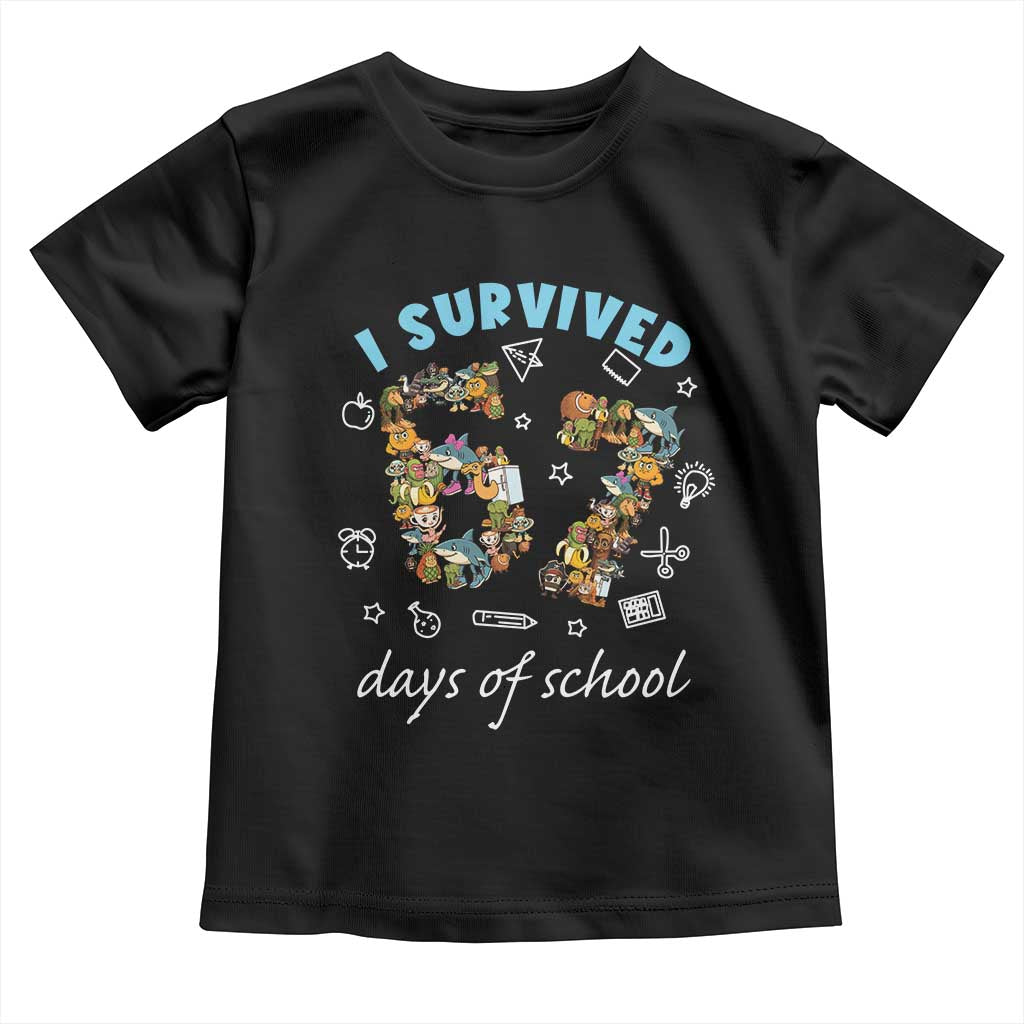 I Survived 67 Days of School Funny Six Seven Italian Brainrot Toddler T Shirt - Wonder Print Shop