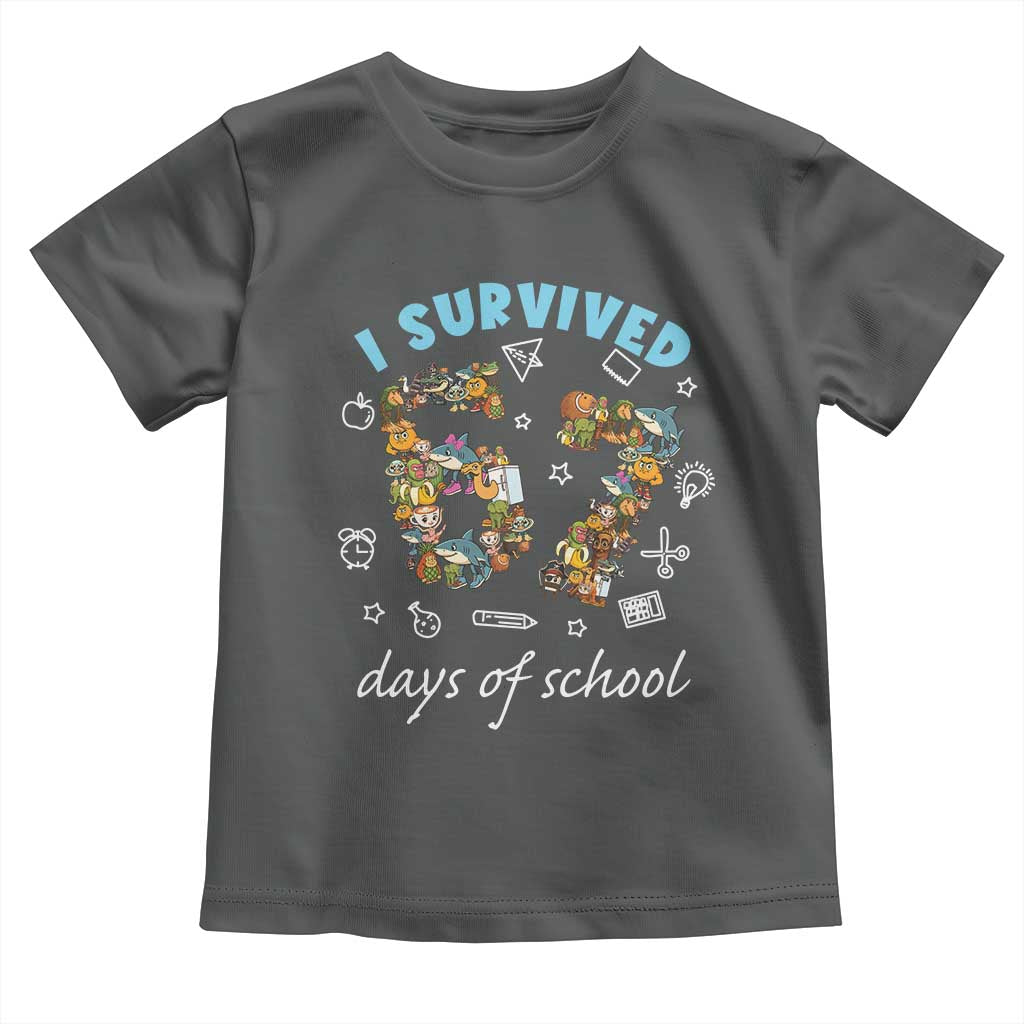 I Survived 67 Days of School Funny Six Seven Italian Brainrot Toddler T Shirt - Wonder Print Shop
