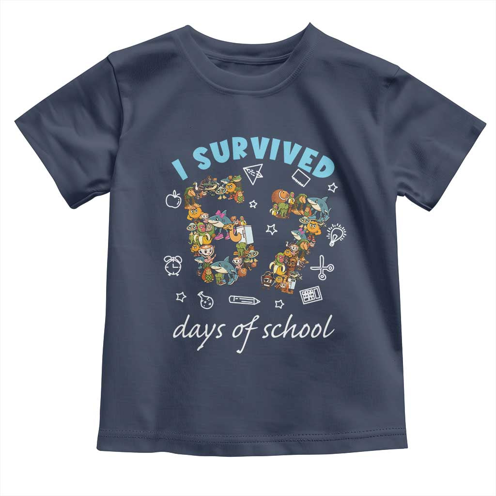 I Survived 67 Days of School Funny Six Seven Italian Brainrot Toddler T Shirt - Wonder Print Shop