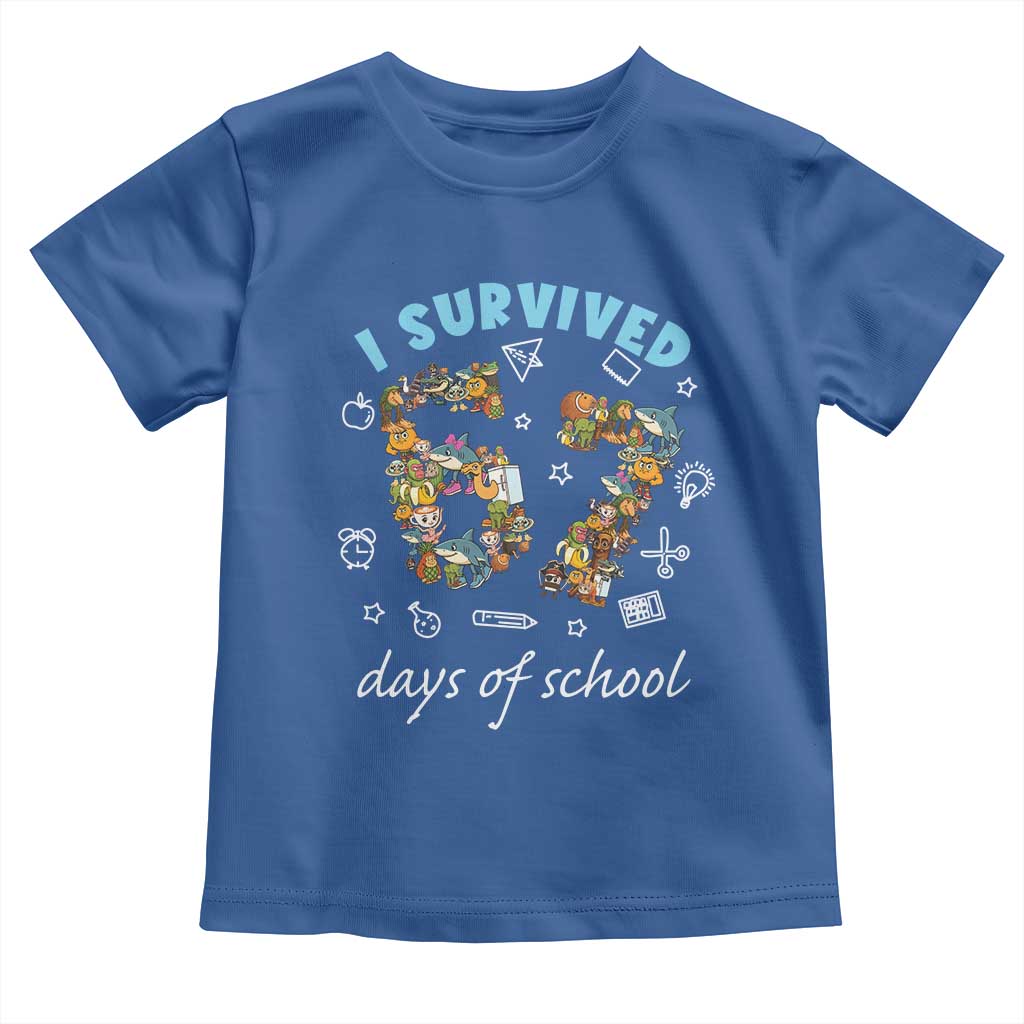 I Survived 67 Days of School Funny Six Seven Italian Brainrot Toddler T Shirt - Wonder Print Shop
