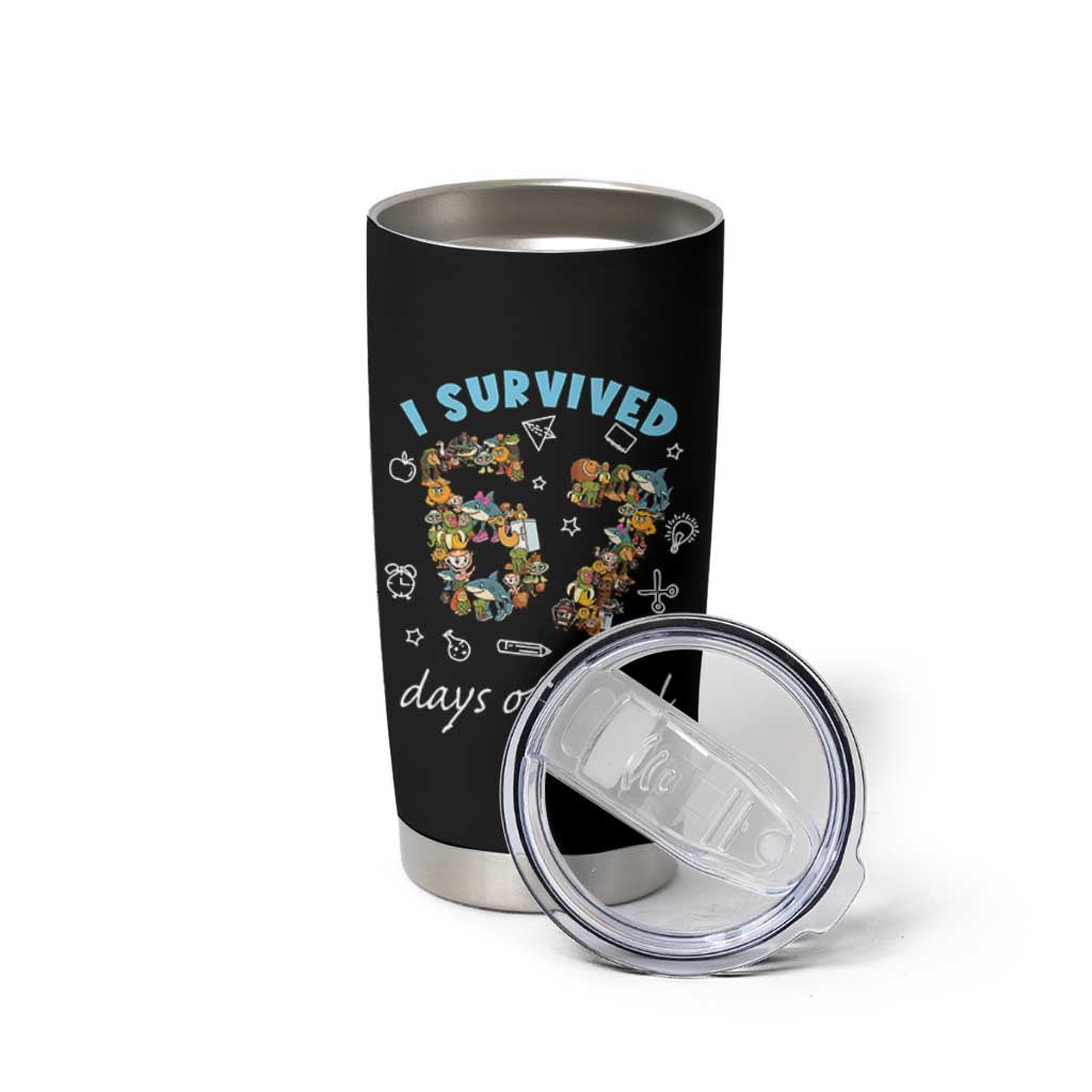 I Survived 67 Days of School Funny Six Seven Italian Brainrot Tumbler Cup - Wonder Print Shop