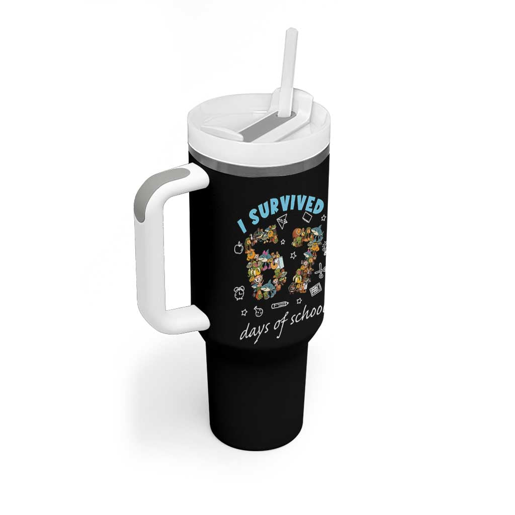 I Survived 67 Days of School Funny Six Seven Italian Brainrot Tumbler With Handle - Wonder Print Shop