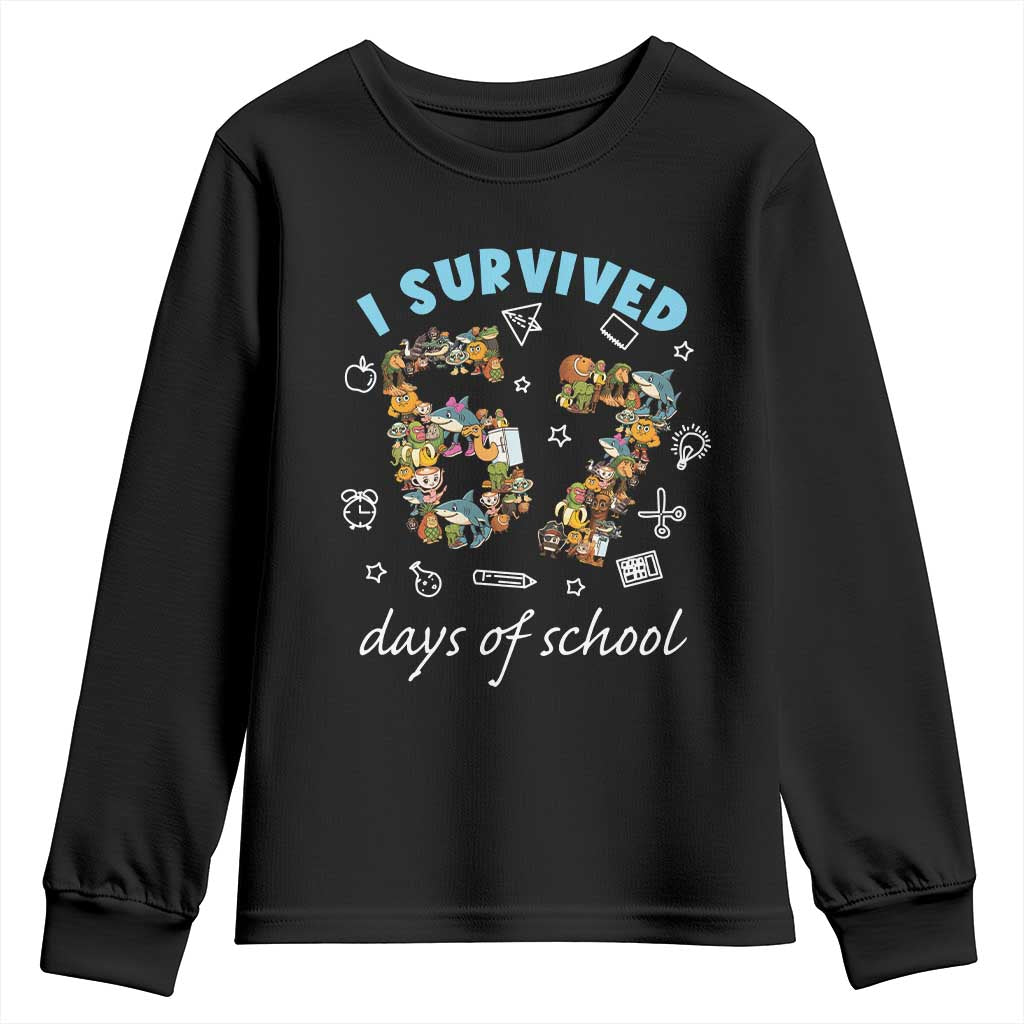 I Survived 67 Days of School Funny Six Seven Italian Brainrot Youth Sweatshirt - Wonder Print Shop