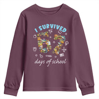 I Survived 67 Days of School Funny Six Seven Italian Brainrot Youth Sweatshirt - Wonder Print Shop