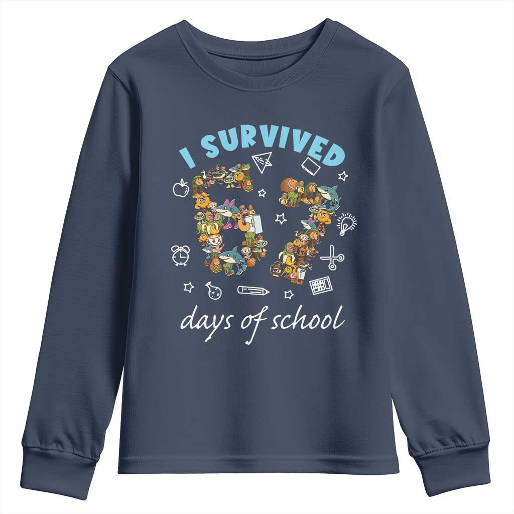 I Survived 67 Days of School Funny Six Seven Italian Brainrot Youth Sweatshirt - Wonder Print Shop