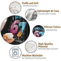 I Survived 67 Days of School Funny Six Seven Meme Throw Blanket Baseball Ice Cream Dripping - Wonder Print Shop
