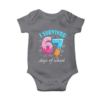 I Survived 67 Days of School Funny Six Seven Meme Baby Onesie Baseball Ice Cream Dripping - Wonder Print Shop
