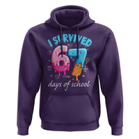 I Survived 67 Days of School Funny Six Seven Meme Hoodie Baseball Ice Cream Dripping - Wonder Print Shop