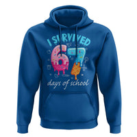 I Survived 67 Days of School Funny Six Seven Meme Hoodie Baseball Ice Cream Dripping - Wonder Print Shop