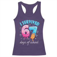 I Survived 67 Days of School Funny Six Seven Meme Racerback Tank Top Baseball Ice Cream Dripping - Wonder Print Shop