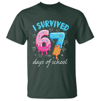 I Survived 67 Days of School Funny Six Seven Meme T Shirt Baseball Ice Cream Dripping - Wonder Print Shop