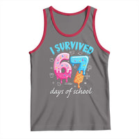 I Survived 67 Days of School Funny Six Seven Meme Tank Top Baseball Ice Cream Dripping - Wonder Print Shop