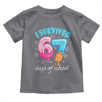I Survived 67 Days of School Funny Six Seven Meme Toddler T Shirt Baseball Ice Cream Dripping - Wonder Print Shop
