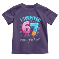 I Survived 67 Days of School Funny Six Seven Meme Toddler T Shirt Baseball Ice Cream Dripping - Wonder Print Shop